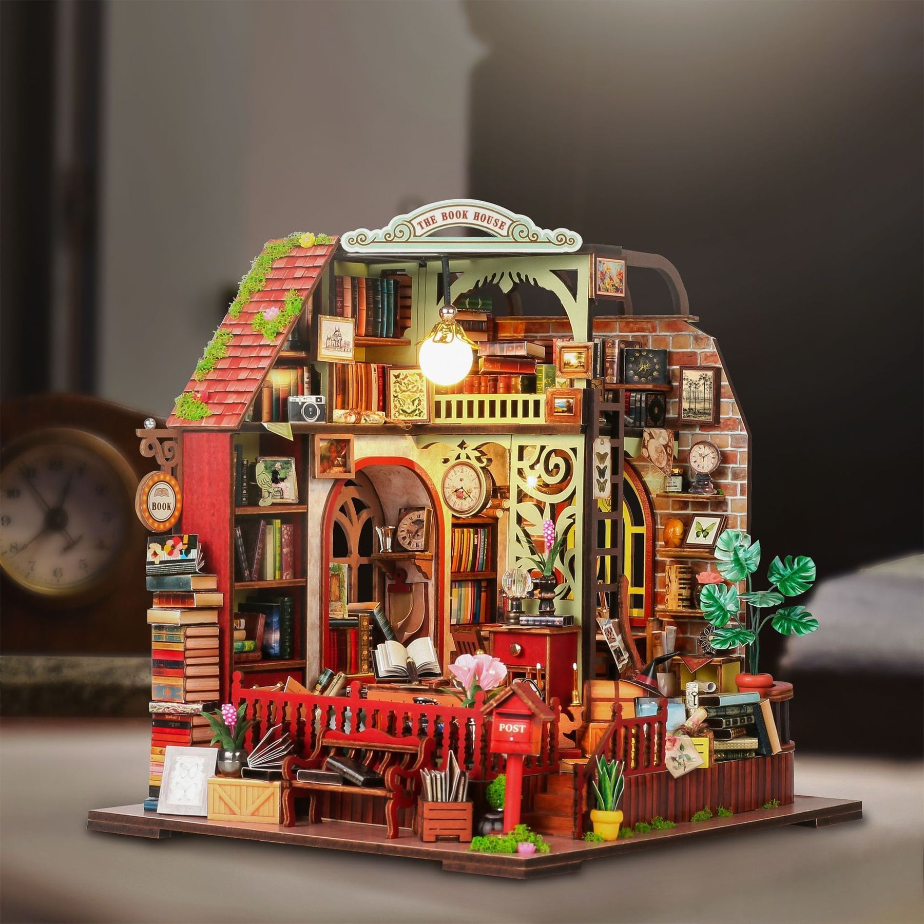 Book House 3D Wooden Puzzle