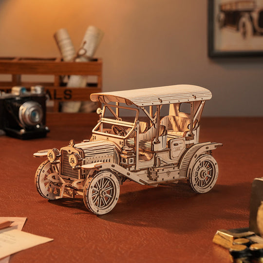 Vintage Car 3D Wooden Puzzle