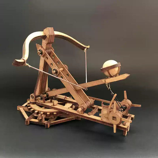 Rotating Trebuchet 3D Wooden Puzzle