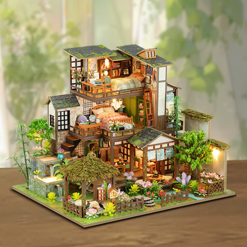 Bamboo Spring Villa Miniature House