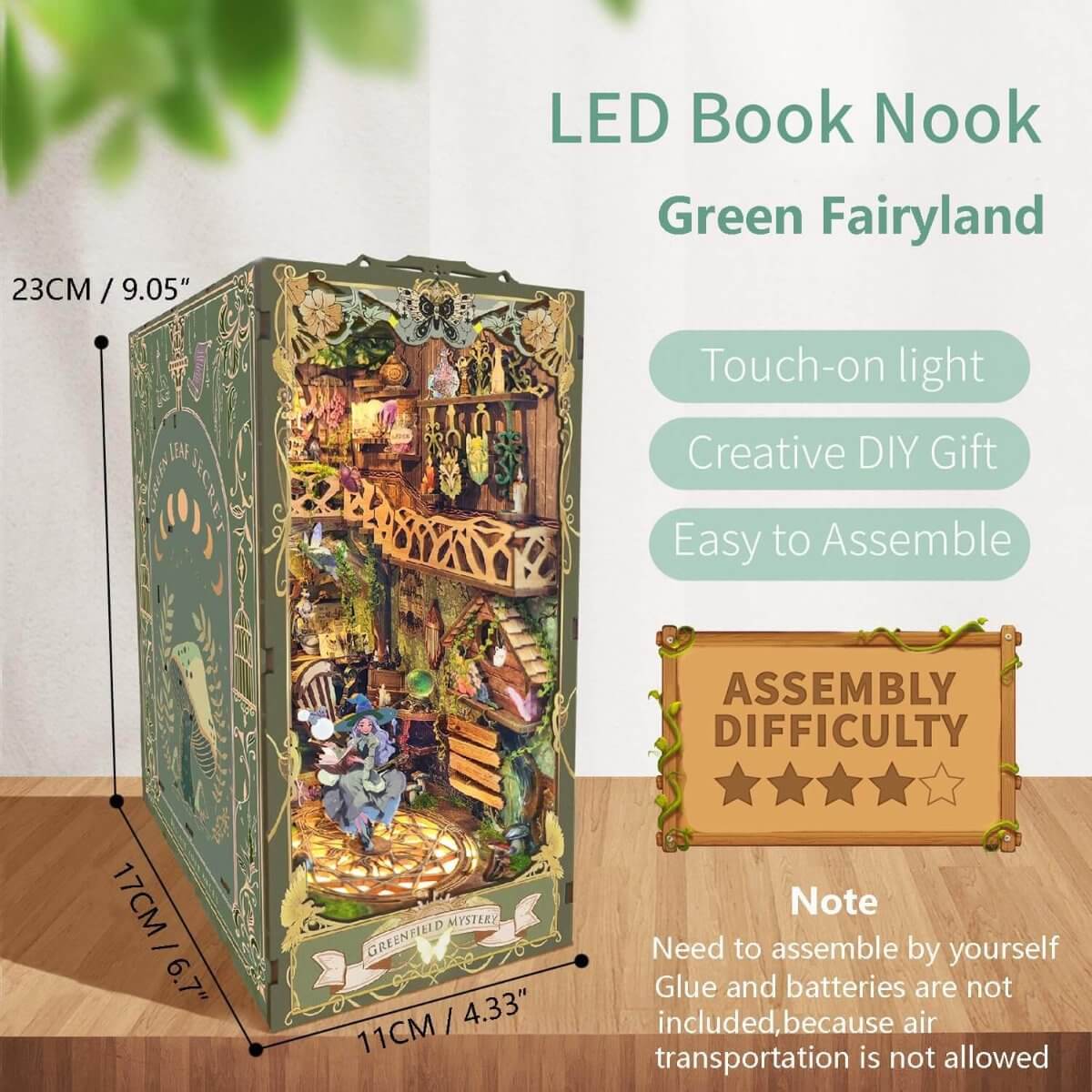 Green Fairyland Book Nook Kit