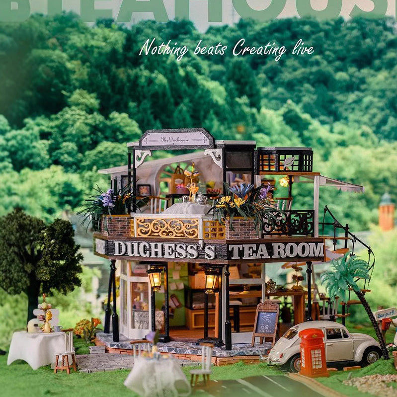 Creative Teahouse DIY Miniature House