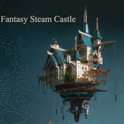 Fantasy Steam Castle 3D Wooden Puzzle
