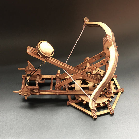 Rotating Trebuchet 3D Wooden Puzzle