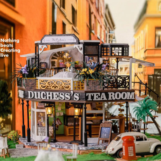 Creative Teahouse DIY Miniature House