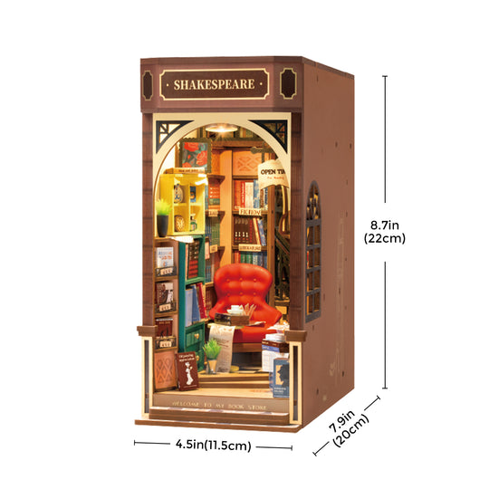 Bookstore Book Nook Shelf Insert