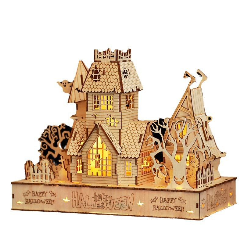 Halloween House 3D Wooden Puzzle