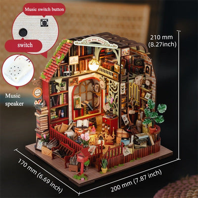 Book House 3D Wooden Puzzle