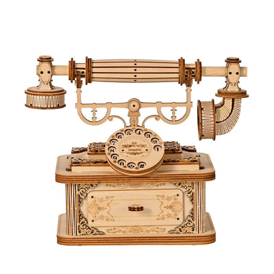 Vintage Telephone 3D Wooden Puzzle