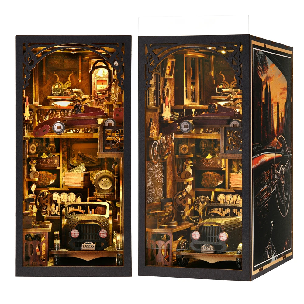 Car Players DIY Wooden Book Nook Kit