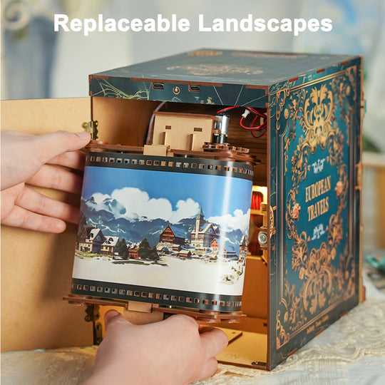 European Travelogue 3D Wooden Puzzle