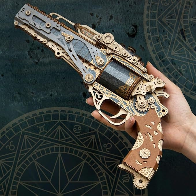 Revolver 3D Wooden Puzzle Kits