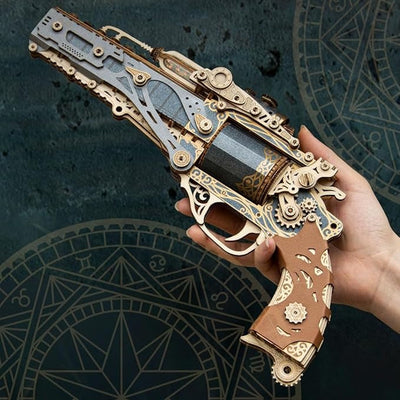 Revolver 3D Wooden Puzzle Kits