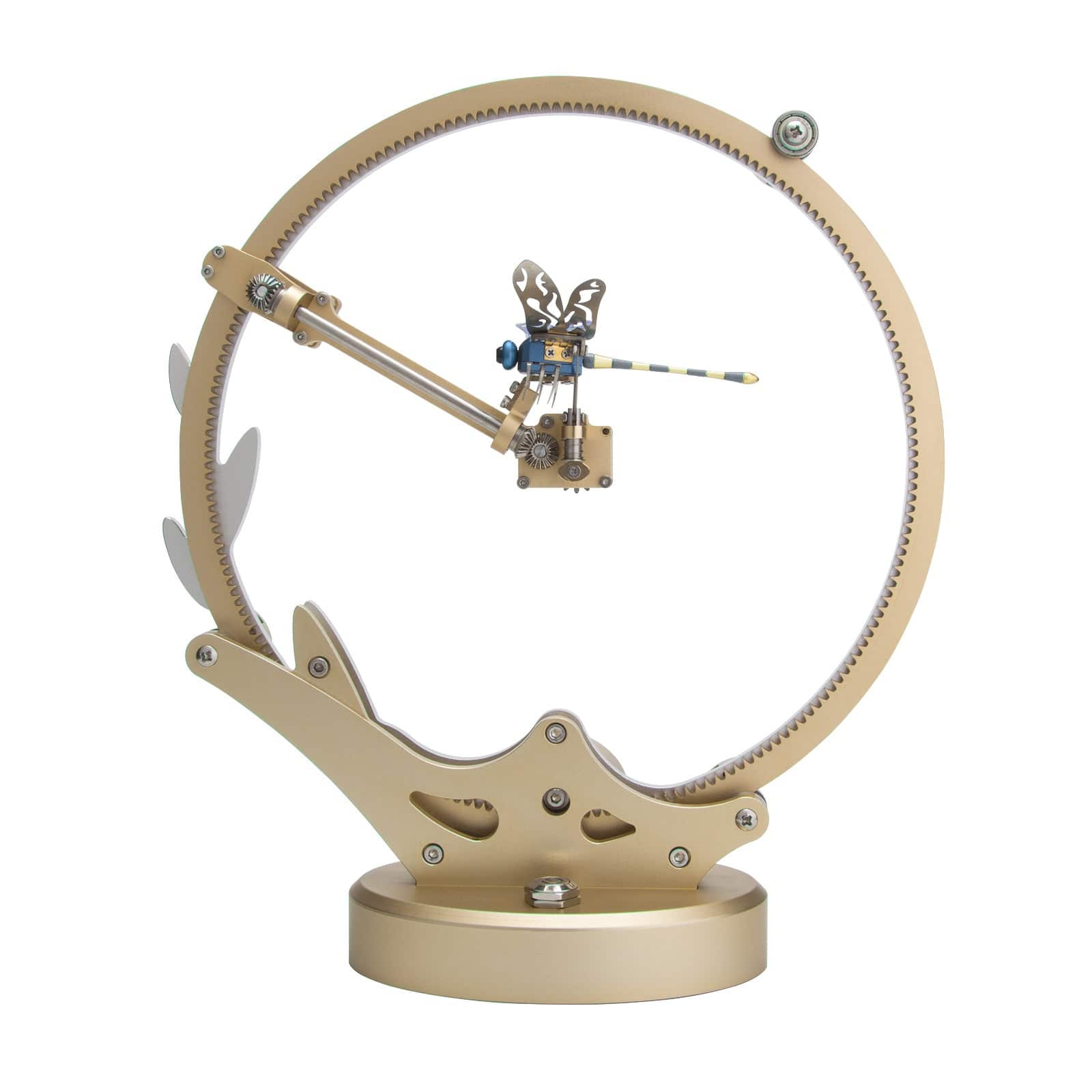 Flying Dragonfly Kinetic Sculpture 3D Metal Model DIY Kits