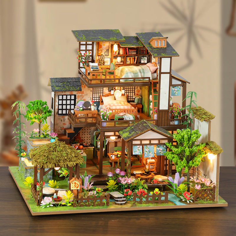 Bamboo Spring Villa Miniature House