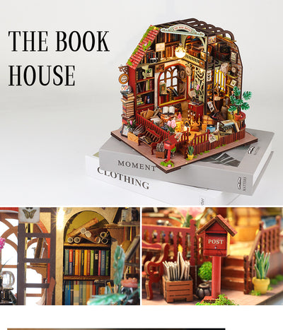 Book House 3D Wooden Puzzle