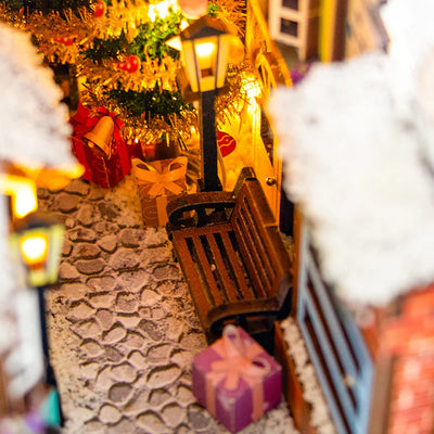 Christmas Winter DIY Book Nook