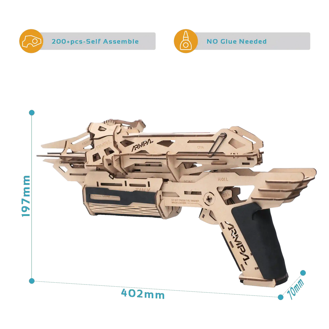 Transformer Cannon 3D Wooden Puzzle