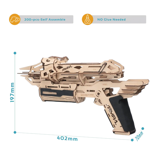 Transformer Cannon 3D Wooden Puzzle