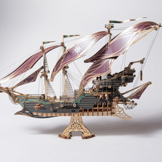 Future Pirate Ship 3D Wooden Puzzle