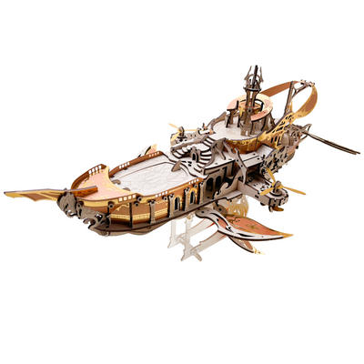 Whale Ark of the Universe 3D Wooden Puzzle