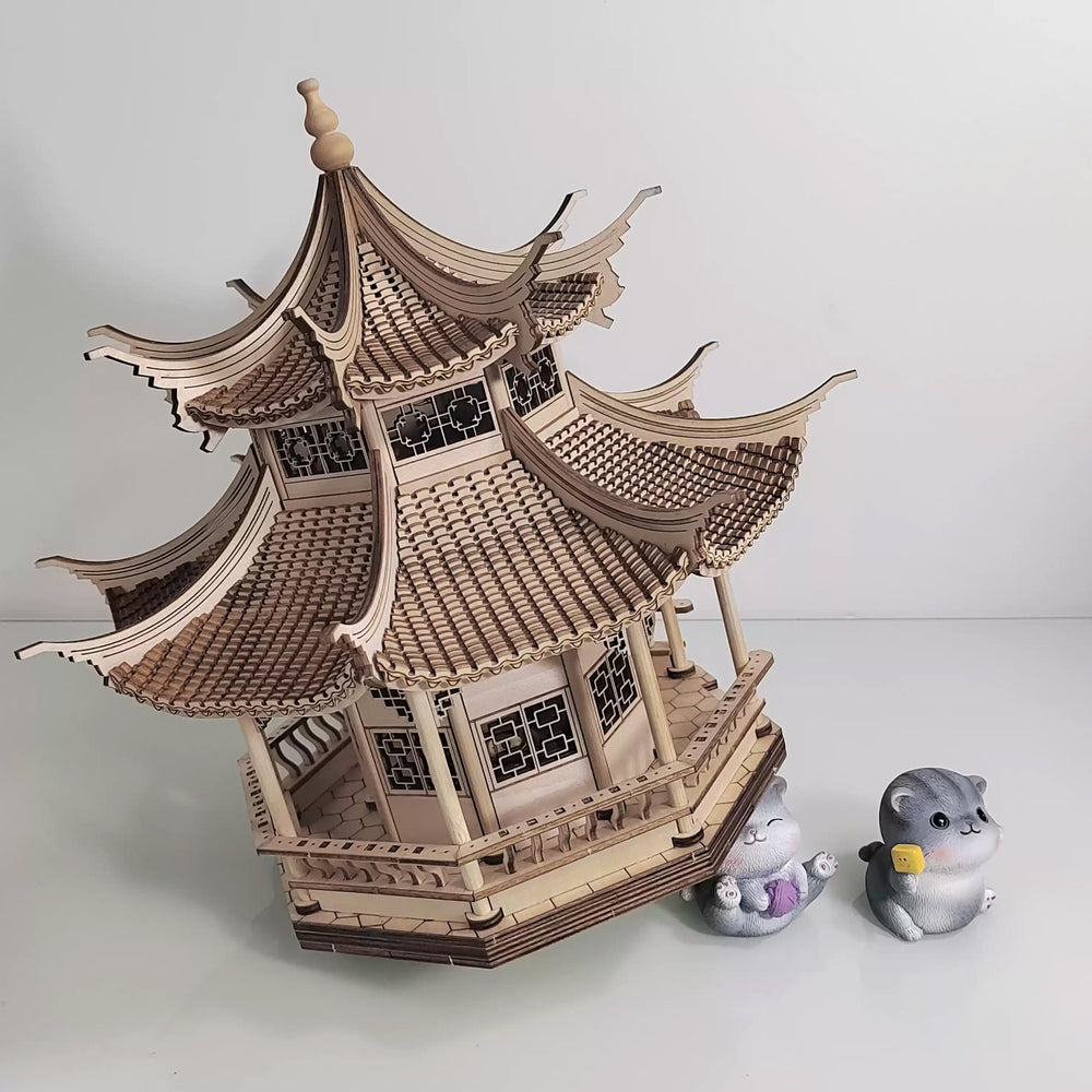 Octagon Pavilion 3D Wooden Puzzle