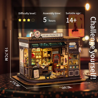 Magic Cafe Shop 3D Wooden Puzzle