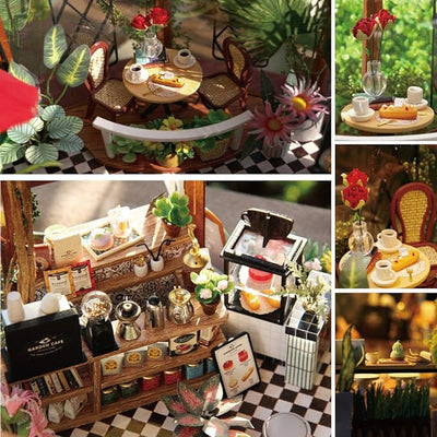 Garden Cafe Miniature Dollhouse