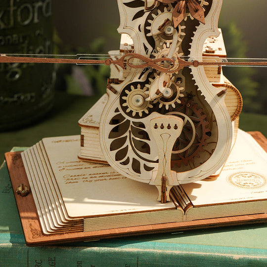 Magic Cello Music Box 3D Wooden Puzzle