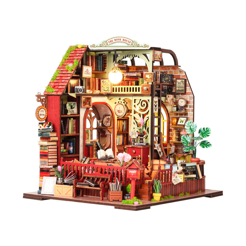 Book House 3D Wooden Puzzle