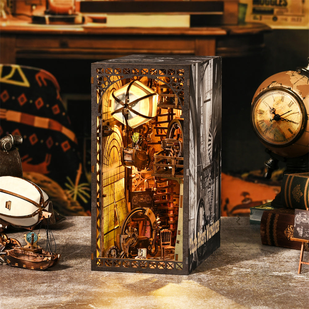 Steampunk Workshop DIY Book Nook