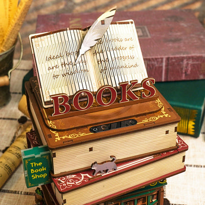 Time Bookstore 3D Wooden Puzzle