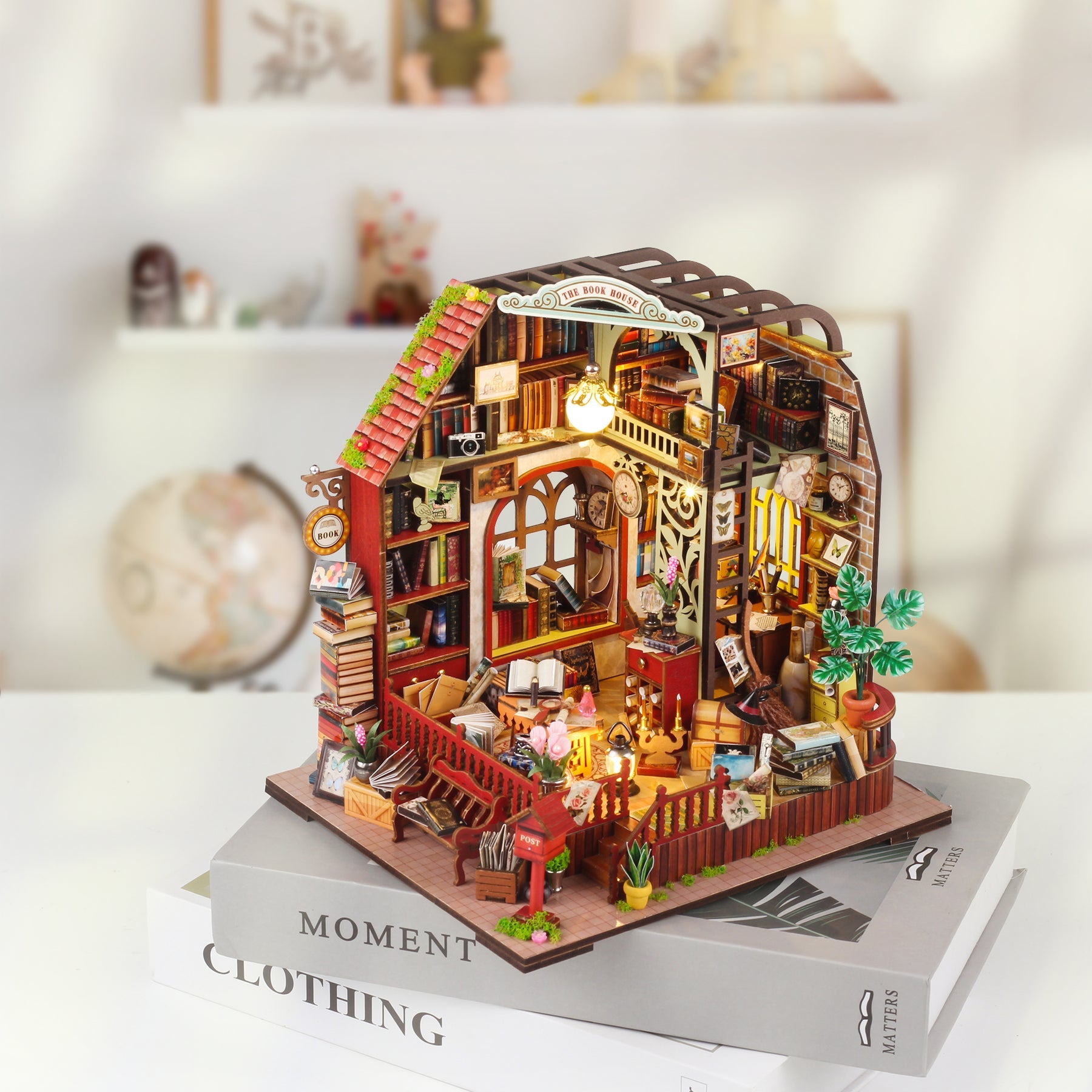 Book House 3D Wooden Puzzle