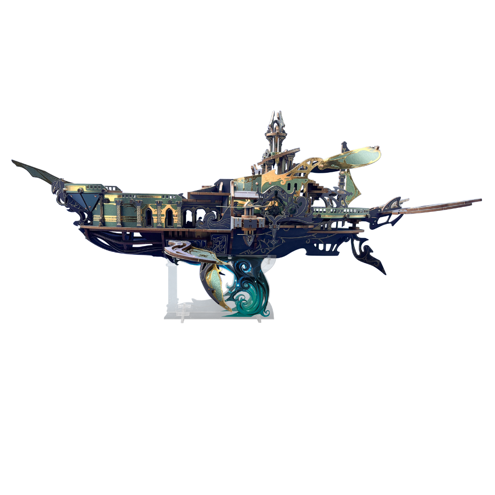 Whale Ark of the Universe 3D Wooden Puzzle