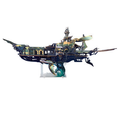 Whale Ark of the Universe 3D Wooden Puzzle