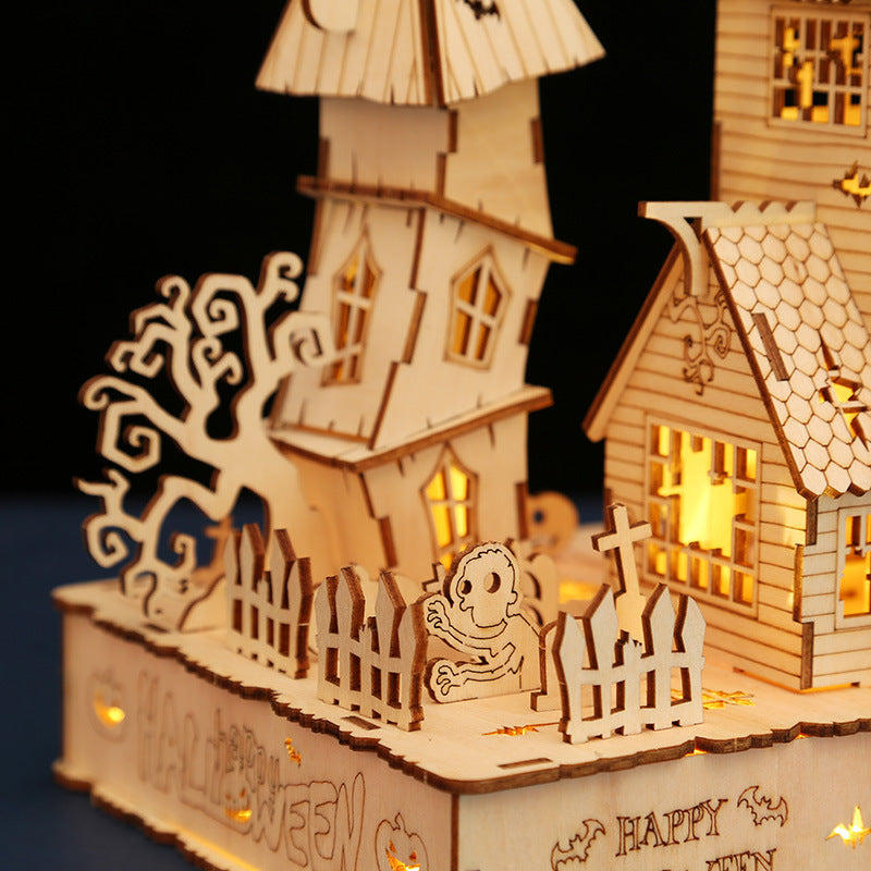 Halloween House 3D Wooden Puzzle