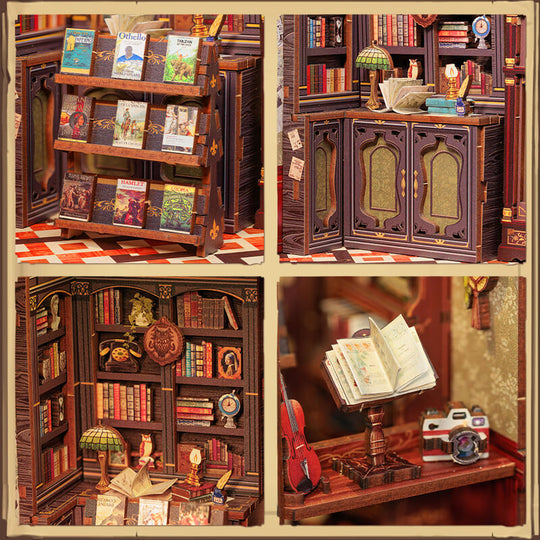 Owl Bookstore DIY Book Nook