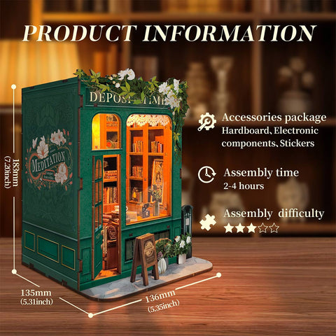 Moments In Time DIY Wooden Book Nook