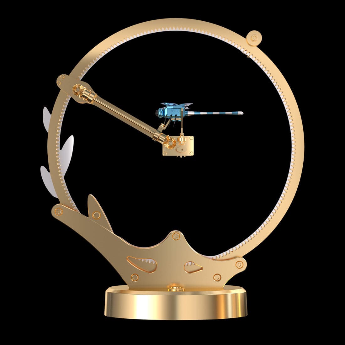 Flying Dragonfly Kinetic Sculpture 3D Metal Model DIY Kits