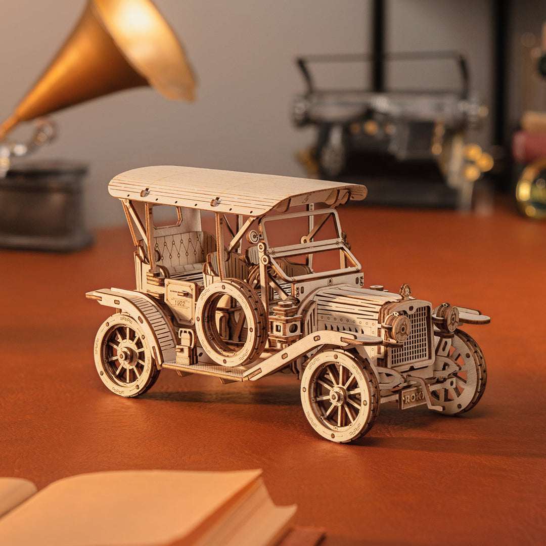 Vintage Car 3D Wooden Puzzle