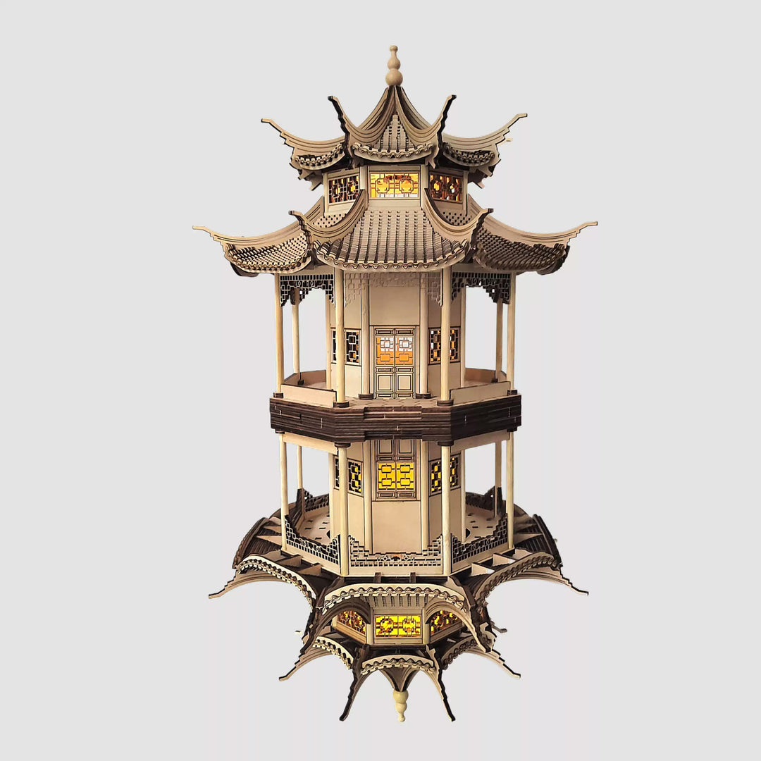 Octagon Pavilion 3D Wooden Puzzle