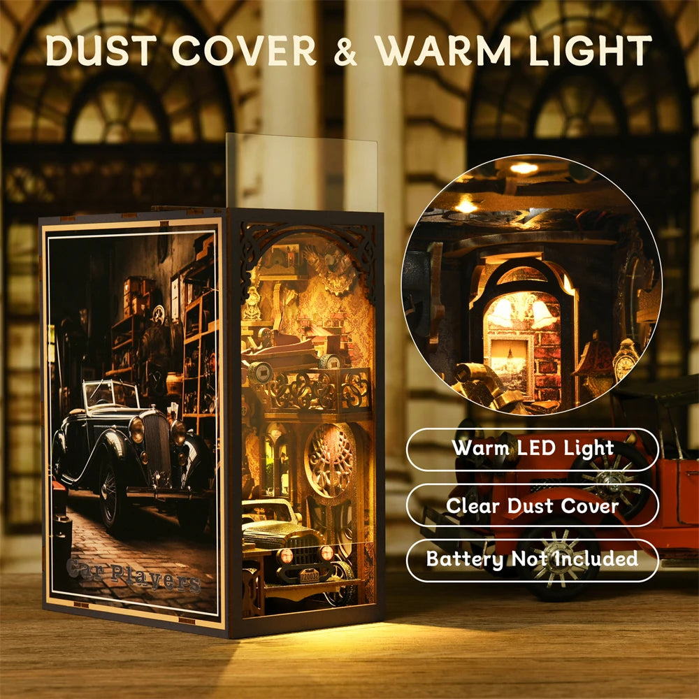 Car Players DIY Wooden Book Nook Kit