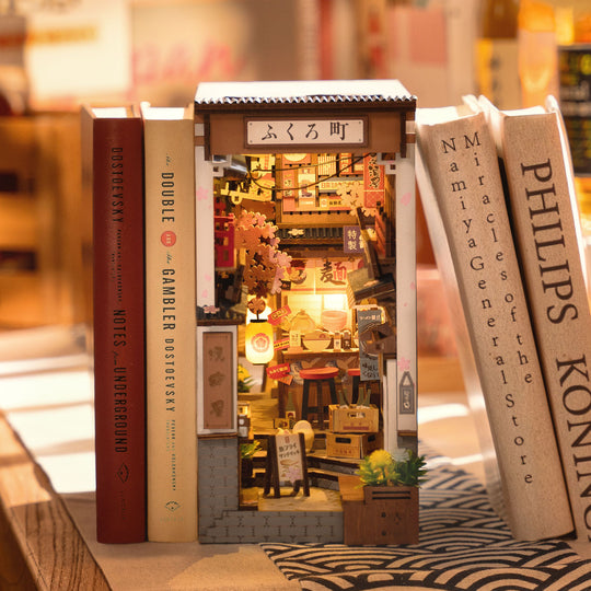 Sakura Wine Alley Book Nook Shelf Insert