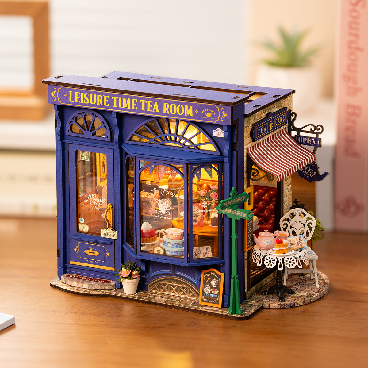Leisure Time Tea Room DIY Miniature House – surplusfun