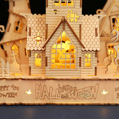 Halloween House 3D Wooden Puzzle