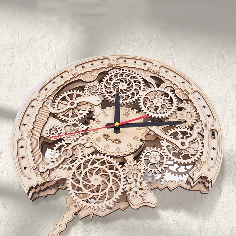 Gear Clock 3D Wooden Puzzle