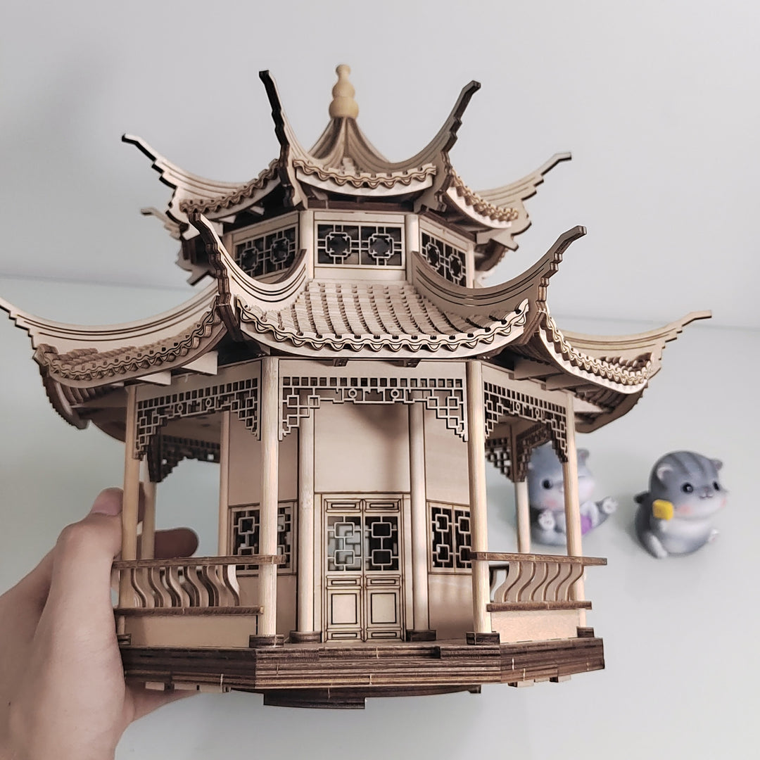 Octagon Pavilion 3D Wooden Puzzle