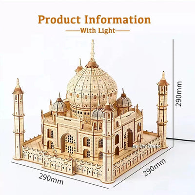 Taj Mahal Castle 3D Wooden Puzzle