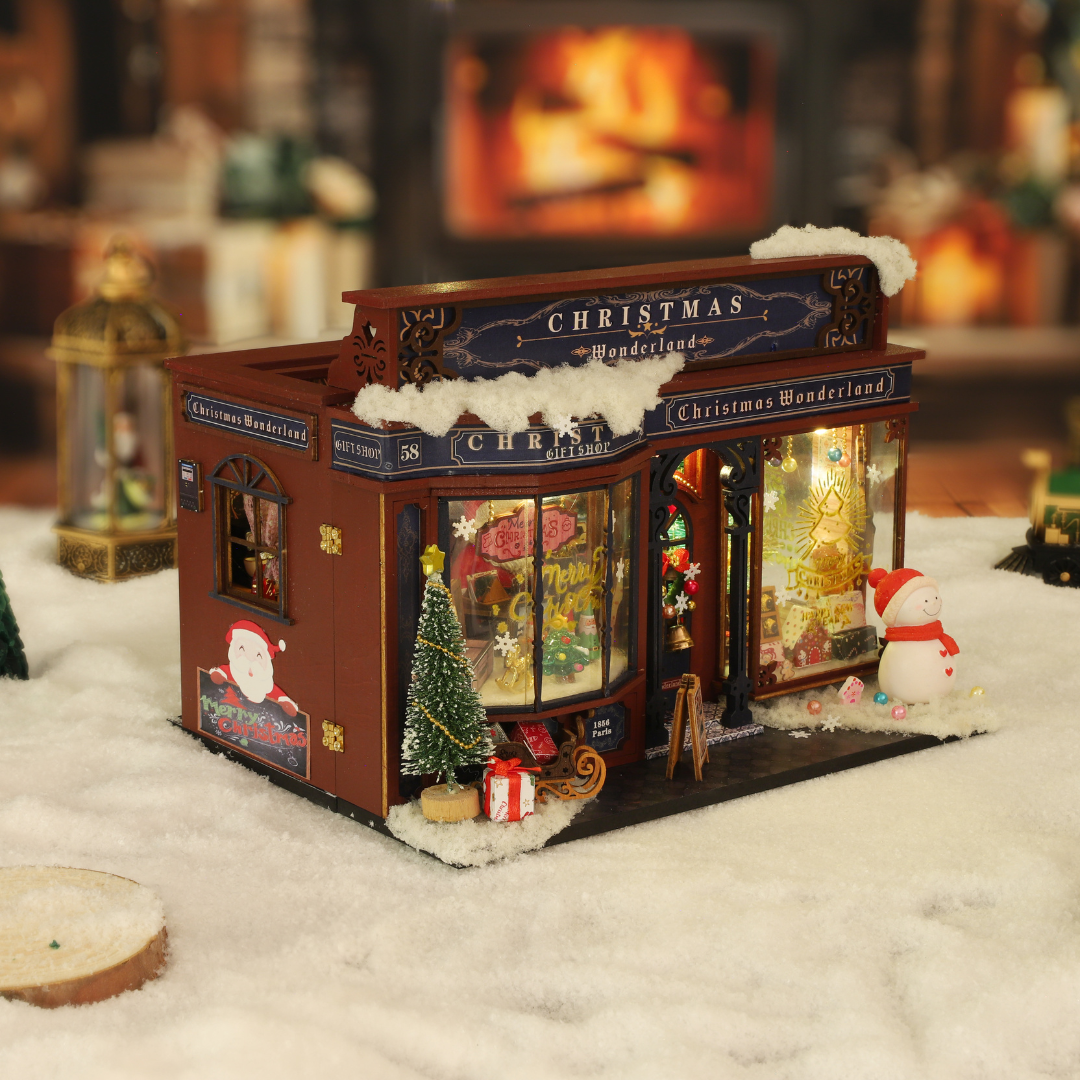 Christmas Wonderland DIY Miniature Dollhouse Kit