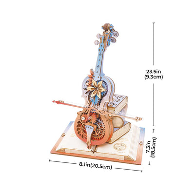 Dreams Mechanical Music Box 3D Wooden Puzzle